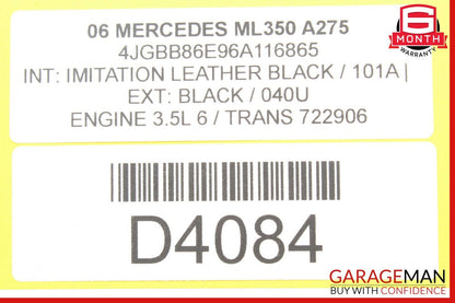 06-12 Mercedes W164 ML350 GL450 R550 Radio Stereo 6 Disk CD Changer Player OEM