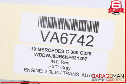 10-18 Mercedes W205 C300 Trunk Lid Power Closing Motor 2047500060 OEM