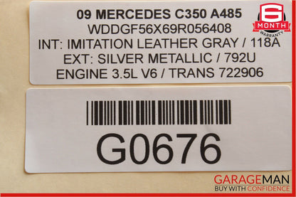 08-11 Mercedes W204 C250 C300 Front Right Side Exterior Door Handle OEM