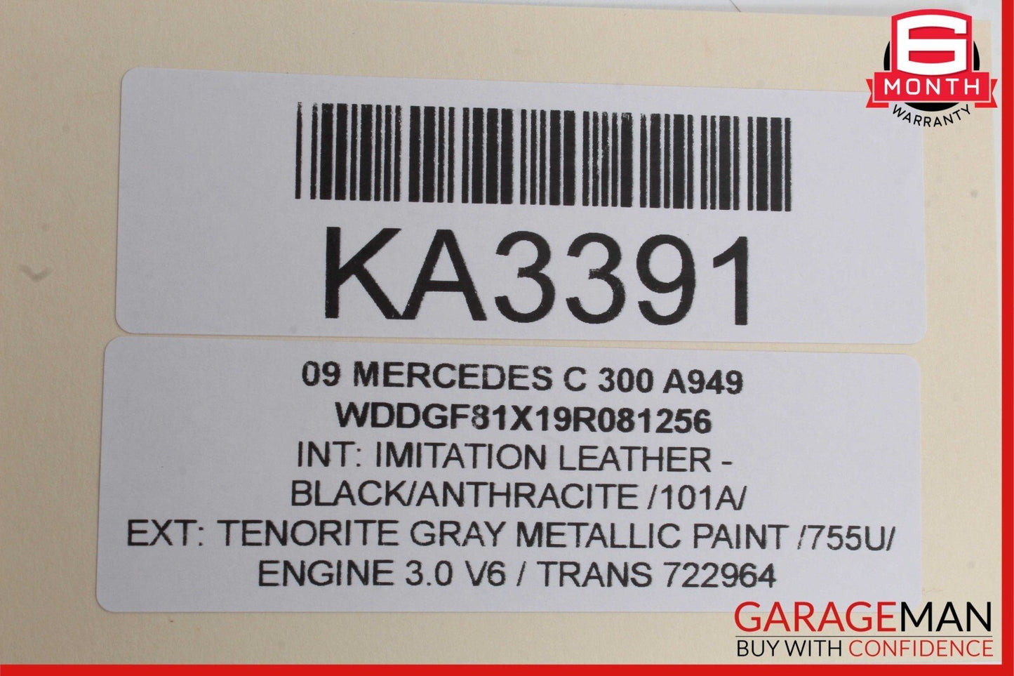 08-16 Mercedes E350 GLK350 C250 C300 Rear Right Door Window Regulator Motor Unit