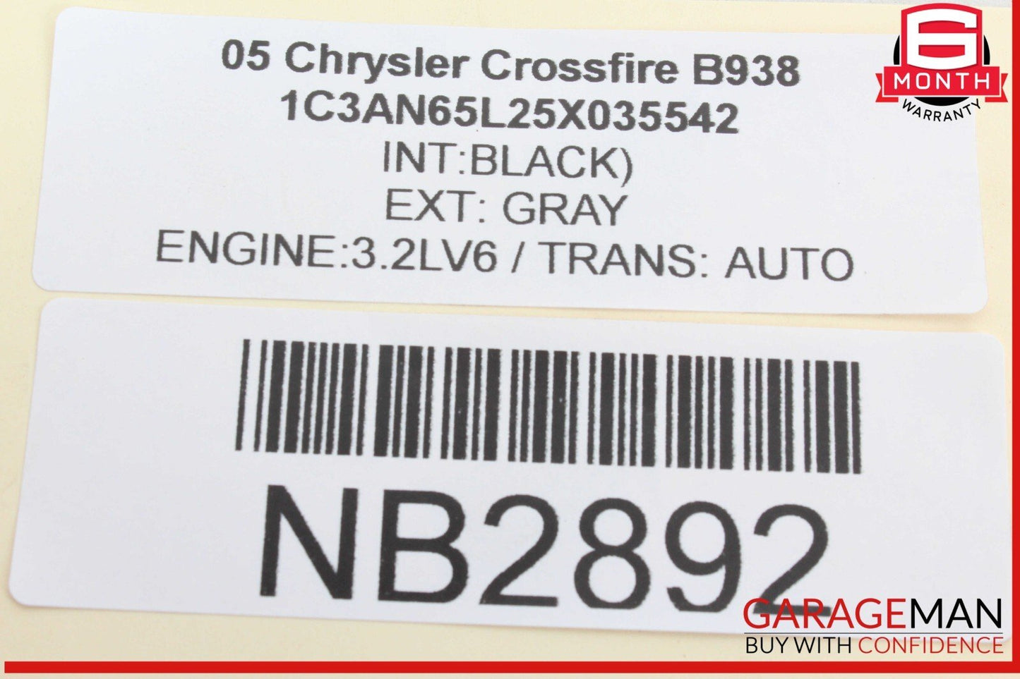 04-08 Chrysler Crossfire Rear Right or Left Lower Suspension Control Arm OEM