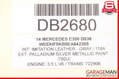 10-18 Mercedes W212 E350 CLS400 CLS550 Rear Sub Frame Subframe Crossmember Assy