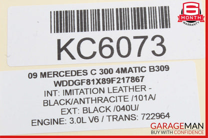 08-14 Mercedes W204 C300 4MATIC Front Left Side Door Lock Latch Actuator OEM
