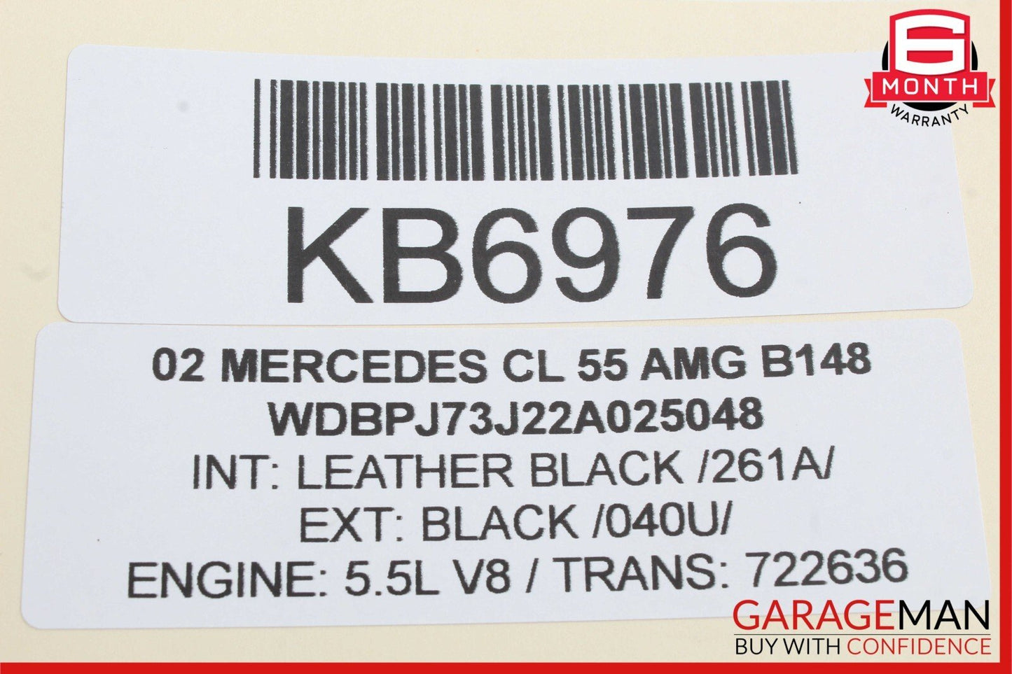 00-06 Mercedes W215 CL55 AMG CL500 Front Side Transverse Lower Control Arm OEM