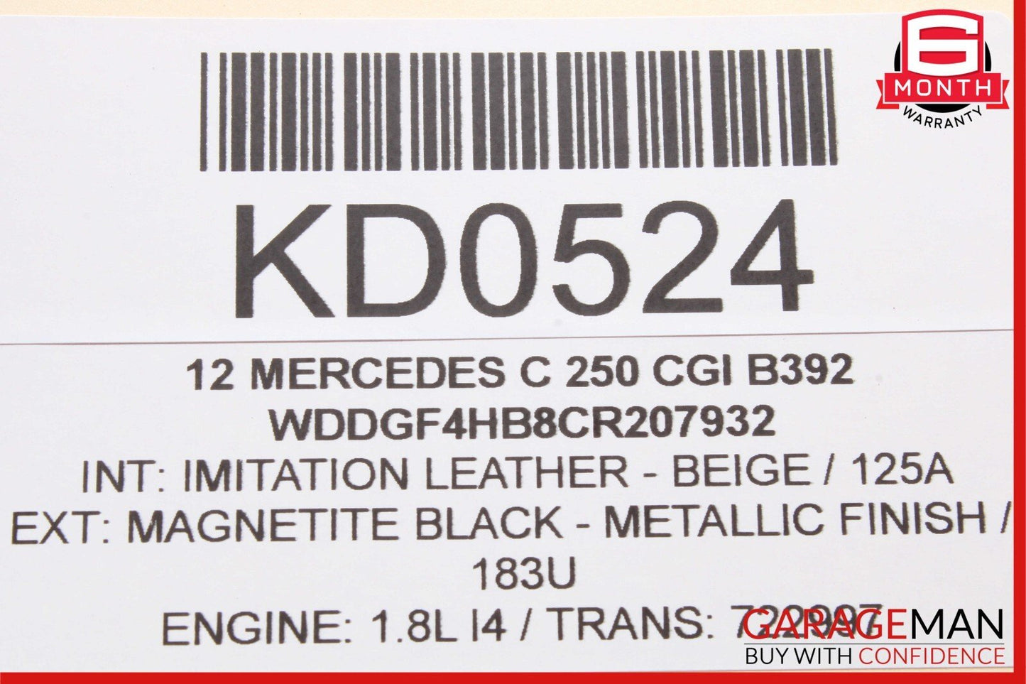 12-15 Mercedes W204 C250 SLK250 M271 Fuel Injector Rail Line 2710705495 OEM