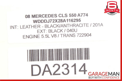 06-11 Mercedes W219 CLS550 CLS55 AMG Rear Right Side Door Control Module OEM