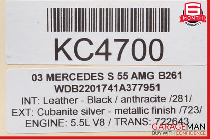 03-06 Mercedes W220 S55 Dashboard Center Switch ESP Hazard Door Lock OEM