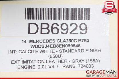 14-18 Mercedes W117 CLA250 2.0 Automatic Transmission Tranny Gearbox Assy 128k