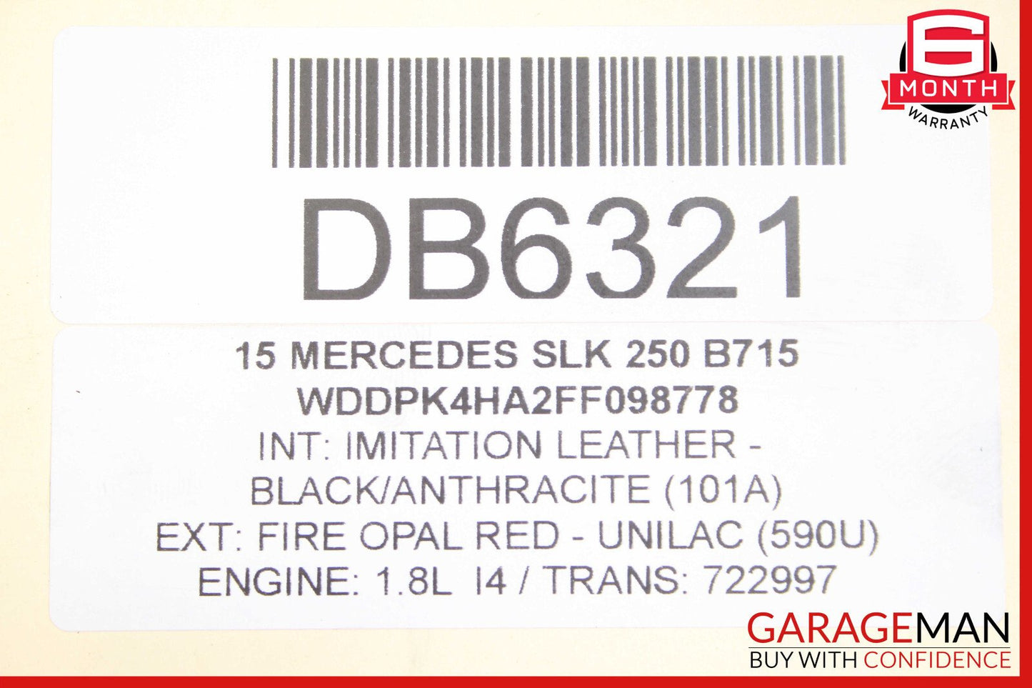12-15 Mercedes R172 SLK250 Engine Cooling Radiator AC Air A/C Condenser OEM