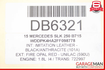 12-15 Mercedes R172 SLK250 Engine Cooling Radiator AC Air A/C Condenser OEM