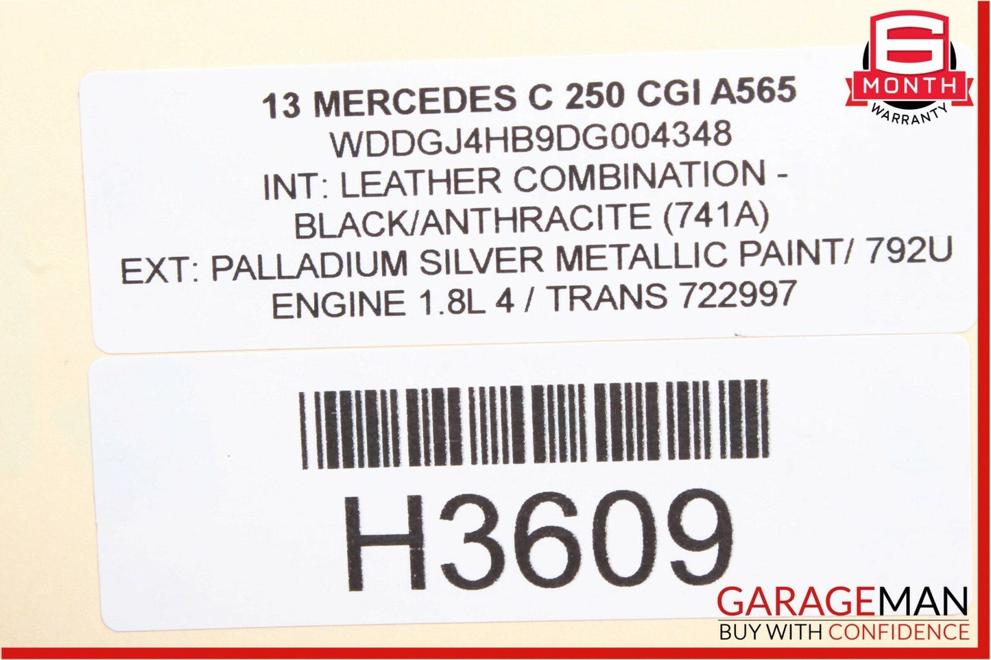 12-14 Mercedes W204 C250 C350 Coupe Rear Windshield Shade Roller Blind Cover OEM