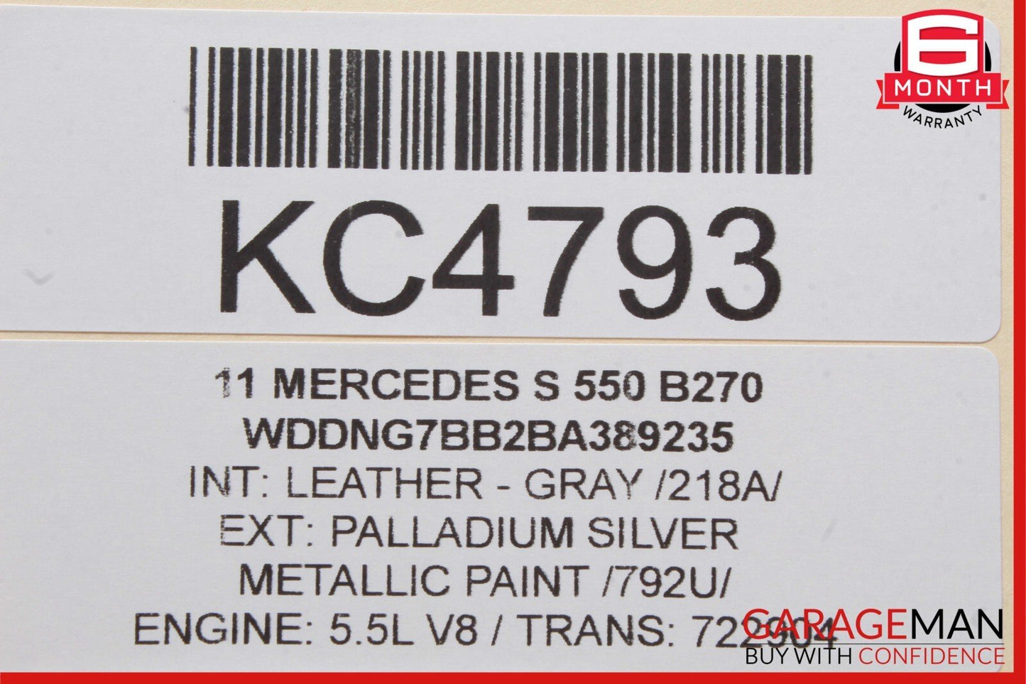 07-13 Mercedes W221 S550 S63 AMG Front Right Door Control Module 2219007501 OEM