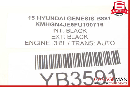 15-20 Hyundai Genesis G80 Rear Right Shelf Tweeter Speaker Lexicon OEM