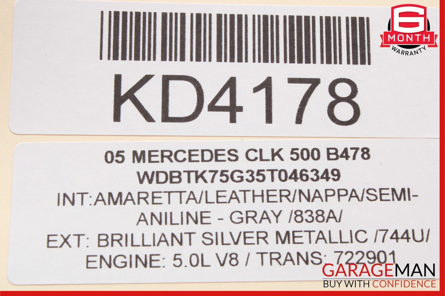 03-06 Mercedes W209 CLK500 Front Left Driver Side Bumper Marker Signal Light OEM