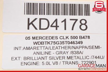 03-06 Mercedes W209 CLK500 Front Left Driver Side Bumper Marker Signal Light OEM