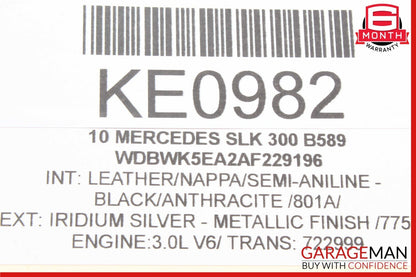 05-11 Mercedes R171 SLK300 SLK350 Right Convertible Top Latch Catch Lock OEM