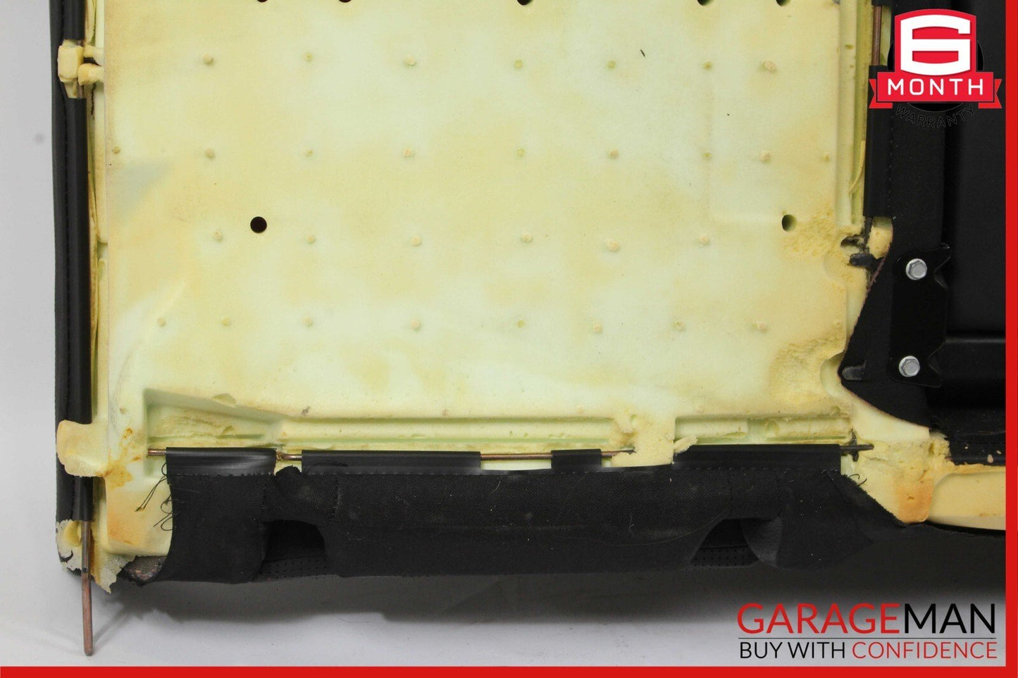 07-13 Mercedes W221 S63 AMG Rear Seat Cushion Top Upper Assembly Black OEM