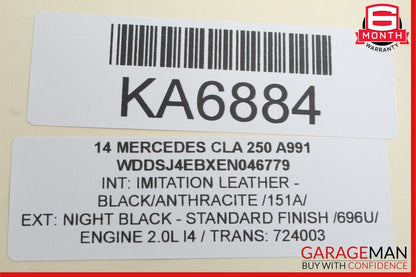 2014 Mercedes W117 CLA250 Rear Left or Right Wishbone Arm 2463520788 OEM
