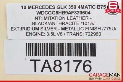 10-17 Mercedes X204 GLK350 E350 C300 Master Cylinder Power Brake Booster OEM