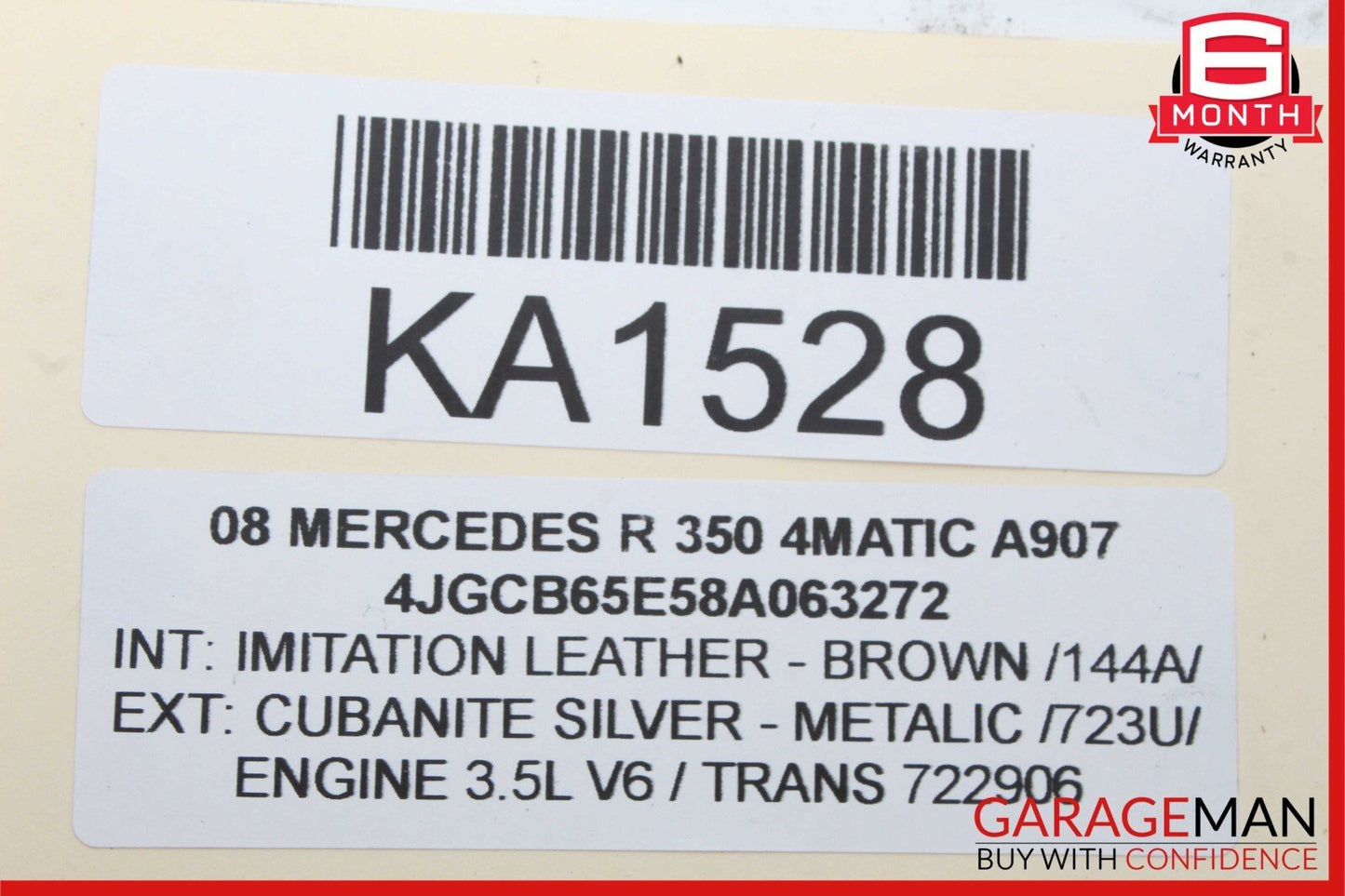 06-12 Mercedes W251 R350 ML350 GL550 Front Brake Calipers Set 1644202383 OEM