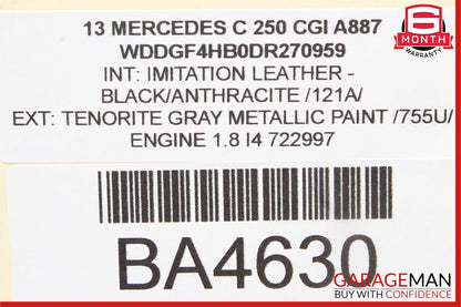 08-14 Mercedes W204 C250 C350 Rear Right Door Control Module Unit 2189001501