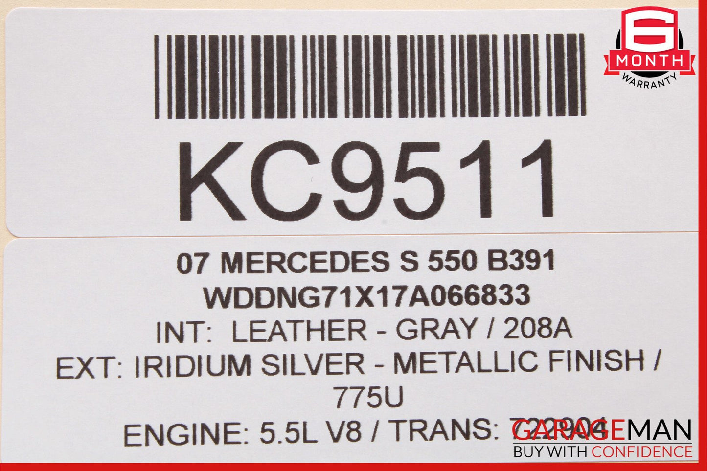 07-14 Mercedes W221 S400 S550 CL550 Front Right Side Seat Control Switch OEM