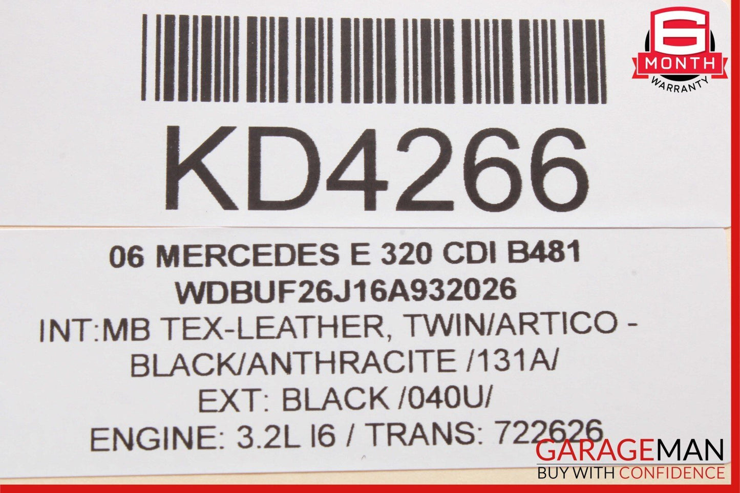 03-09 Mercedes W211 E350 E320 E63 AMG Front Left Door Window Regulator Motor