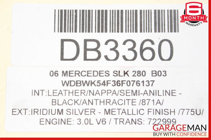 06-11 Mercedes SLK280 C300 7G Automatic Transmission Assembly 722.999 RWD 84k