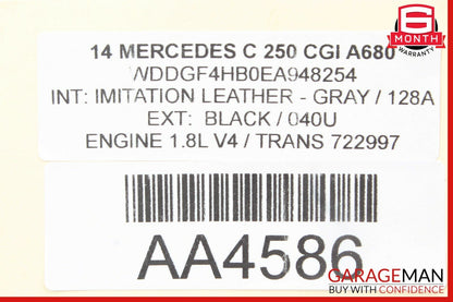 08-15 Mercedes W204 C250 C300 E350 Floor Gear Shift Shifter Selector Box OEM