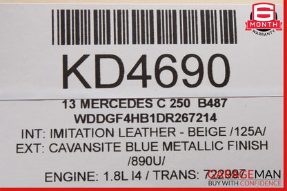 12-14 Mercedes W204 C250 C300 C350 Right Side Exterior Door Handle OEM