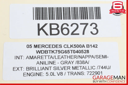 03-09 Mercedes W209 CLK500 CLK350 Front Right Side Door Lock Latch Actuator OEM