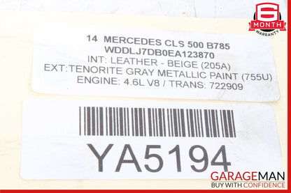 13-19 Mercedes X166 GL450 GLS450 Rear Right Bumper Holder Support Bracket OEM