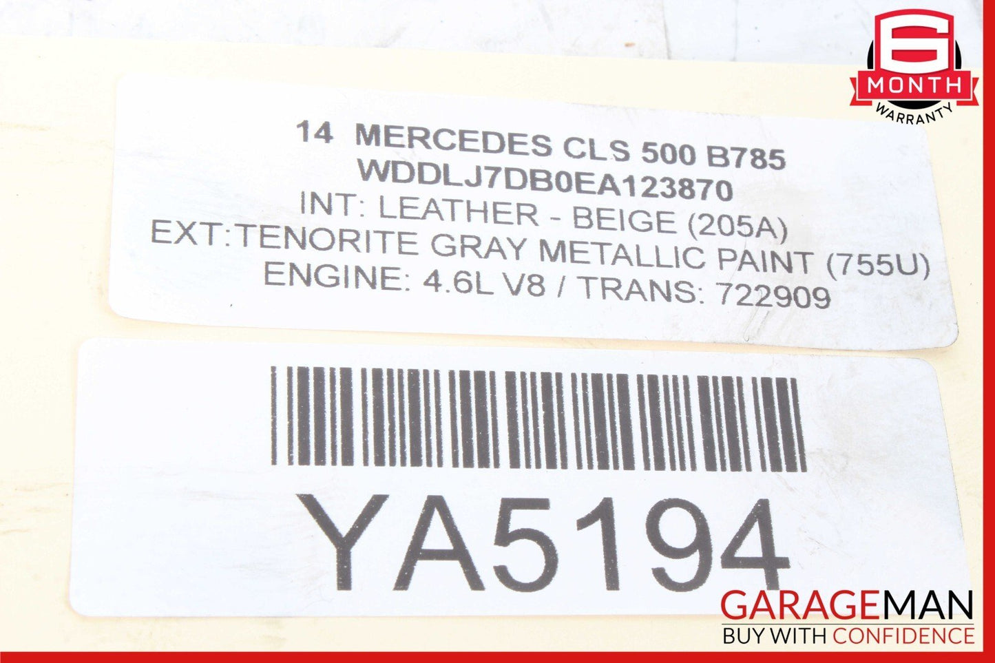 13-19 Mercedes X166 GL450 GLS450 Rear Right Bumper Holder Support Bracket OEM