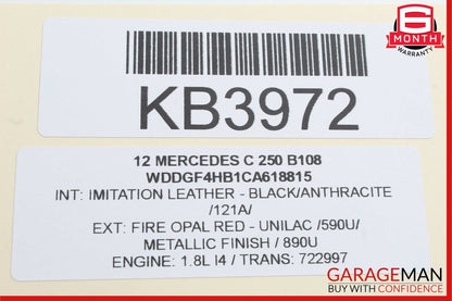 12-14 Mercedes W204 C250 C300 C350 Front Left Side Seat Controller Module Unit