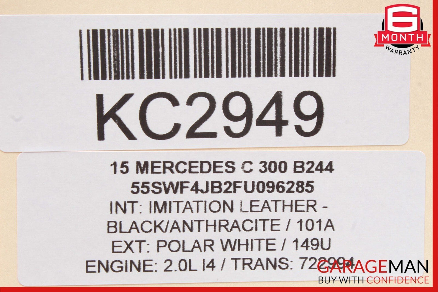 15-19 Mercedes W205 C300 C350 GLC300 TCU Transmission Control Module TCM OEM