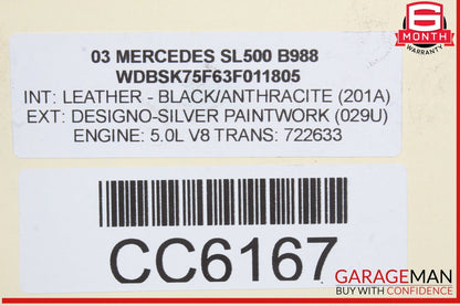 03-06 Mercedes R230 SL500 SL55 AMG Power Steering Rack And Pinion 2304600800 OEM