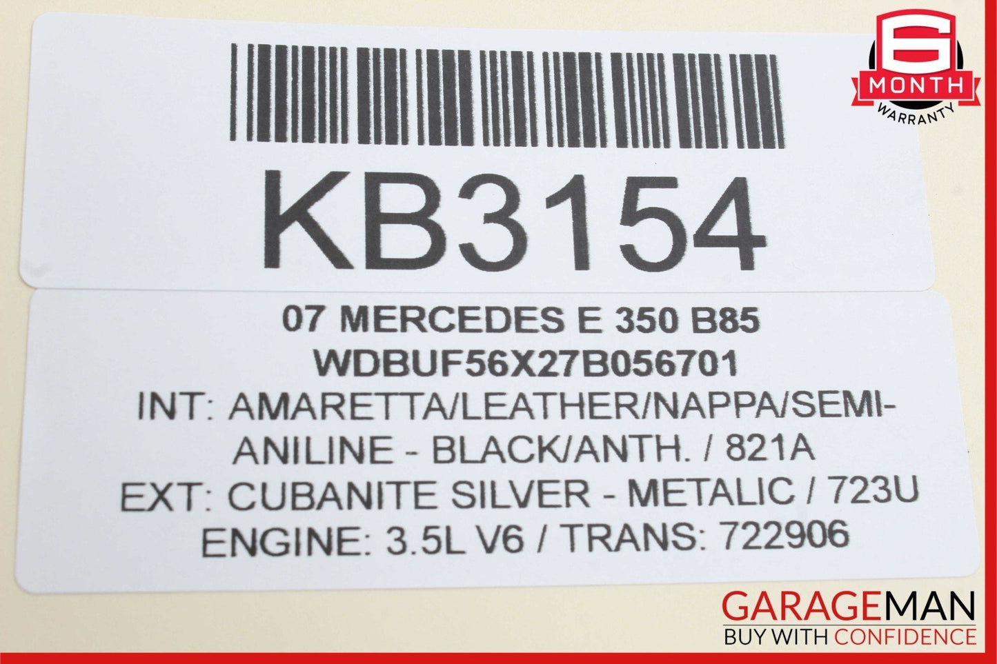 05-12 Mercedes W204 C300 E350 CLK350 V6 Lower Engine Motor Oil Pan