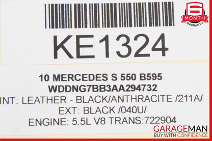07-13 Mercedes W221 S550 S400 Dashboard Center Trim Molding OEM