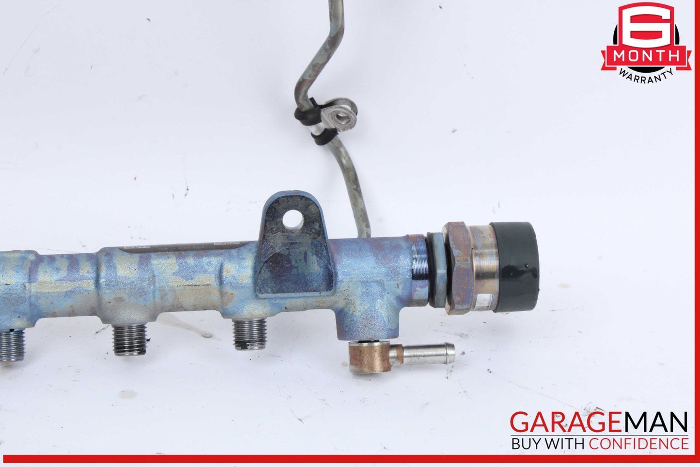 13-15 Mercedes X204 GLK250 Engine Fuel Injector Rail Bosch 6510701595 OEM