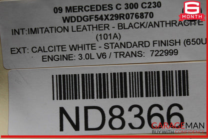 06-11 Mercedes W204 C300 722.9 7G Automatic Transmission Assembly 722.999 OEM