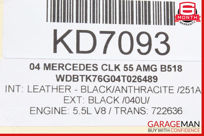 00-06 Mercedes W209 CLK55 AMG Voice Command Control Module 2038204085 OEM