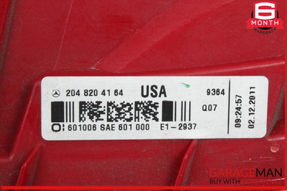 12-14 Mercedes W204 C250 C350 Rear Right Passenger Side Tail Light Lamp LED