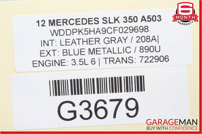 12-16 Mercedes R172 SLK350 Rear Right & Left Side Brake Rotor Disc Set