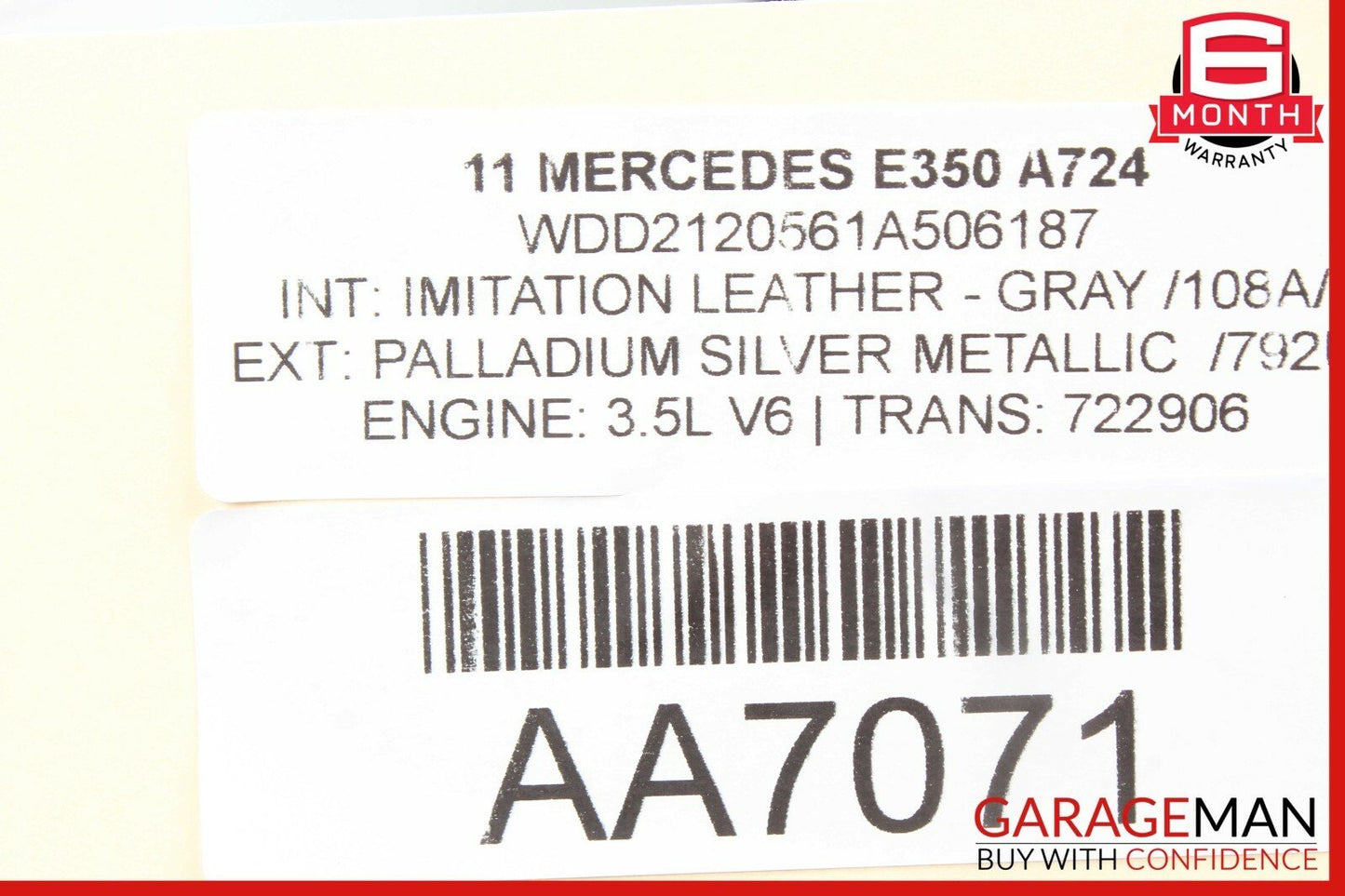 10-13 Mercedes W212 E350 Front Left Side Exterior Door Handle Assembly Silver