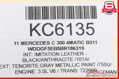 08-15 Mercedes W204 C300 4MATIC Trunk Lid Latch Lock Actuator 2047500185 OEM