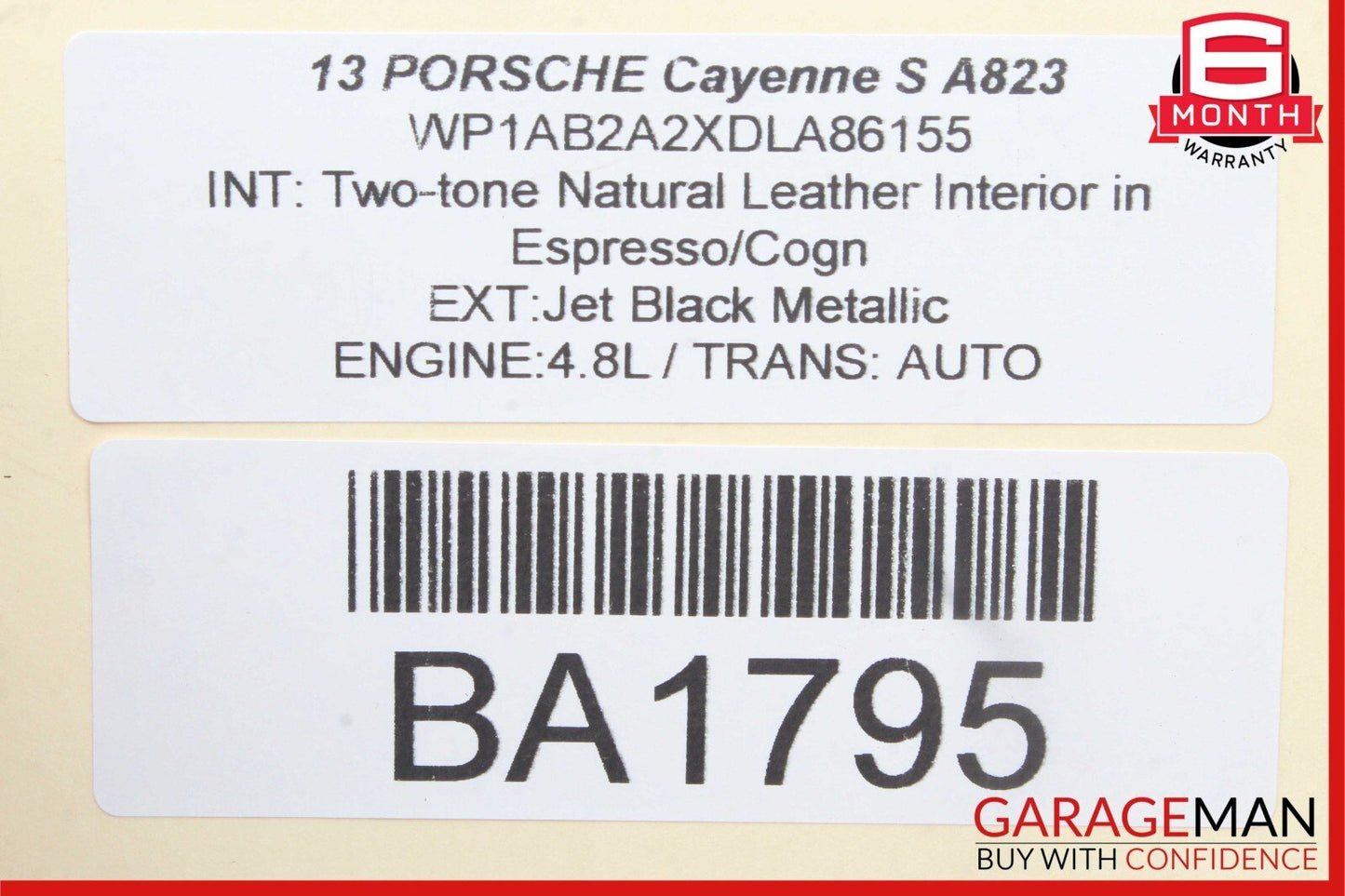 11-17 Porsche Cayenne 958 Rear View Camera Control Module Unit