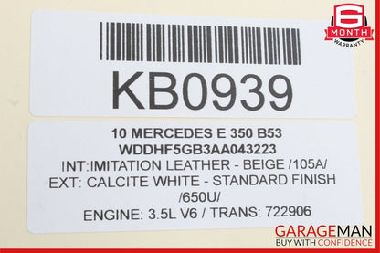 10-14 Mercedes W212 E350 E550 ABS Anti Lock Pump Brake Module 2124312912 OEM