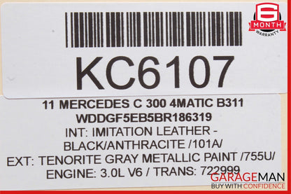 08-14 Mercedes W204 C300 4MATIC Front Right Side Exterior Door Handle OEM