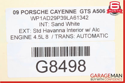 08-10 Porsche Cayenne 957 Front Right Side Sunvisor Sun Visor Shade Alcantara