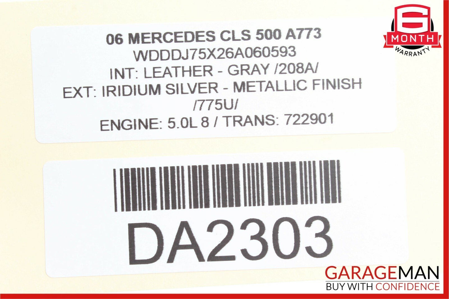 06-10 Mercedes W219 CLS500 Keyless Go Entry Control Module Unit 2118203985